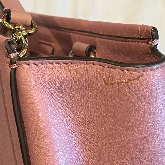 KATE SPADE CROSSBODY HANDBAG LEATHER WITH DETACHABLE STRAP & FOLD IN HAND STRAPS - Picture 15 of 17